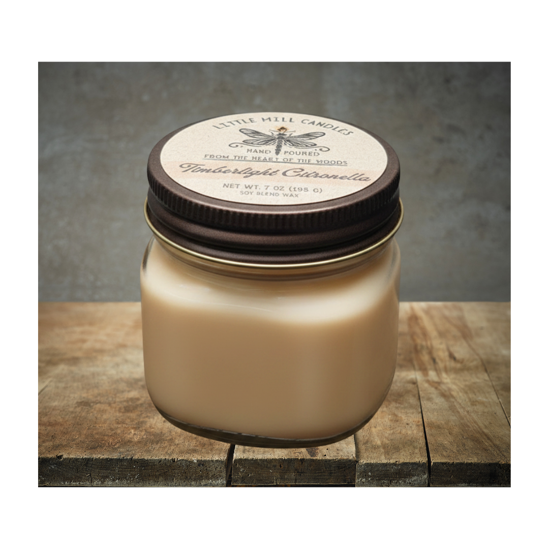 TIMBERLIGHT CITRONELLA - SCENTED CANDLE - VANILLA CREAM