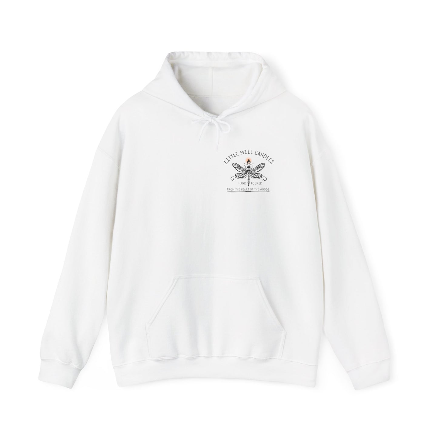 Inspirational Hoodie - Life is Like a Candle, Enjoy it | Cozy Sweatshirt for Relaxation, Gift for Friends, Motivational Apparel, Self-Care