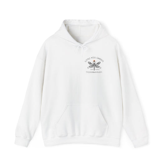 Inspirational Hoodie - Life is Like a Candle, Enjoy it | Cozy Sweatshirt for Relaxation, Gift for Friends, Motivational Apparel, Self-Care