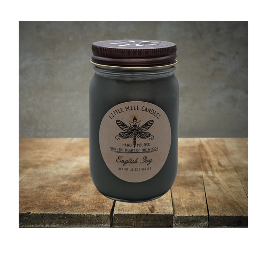 ENGLISH IVY - SCENTED CANDLE - SAGE GREEN