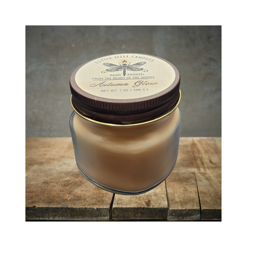AUTUMN GLOW - SCENTED CANDLE - LT ORANGE