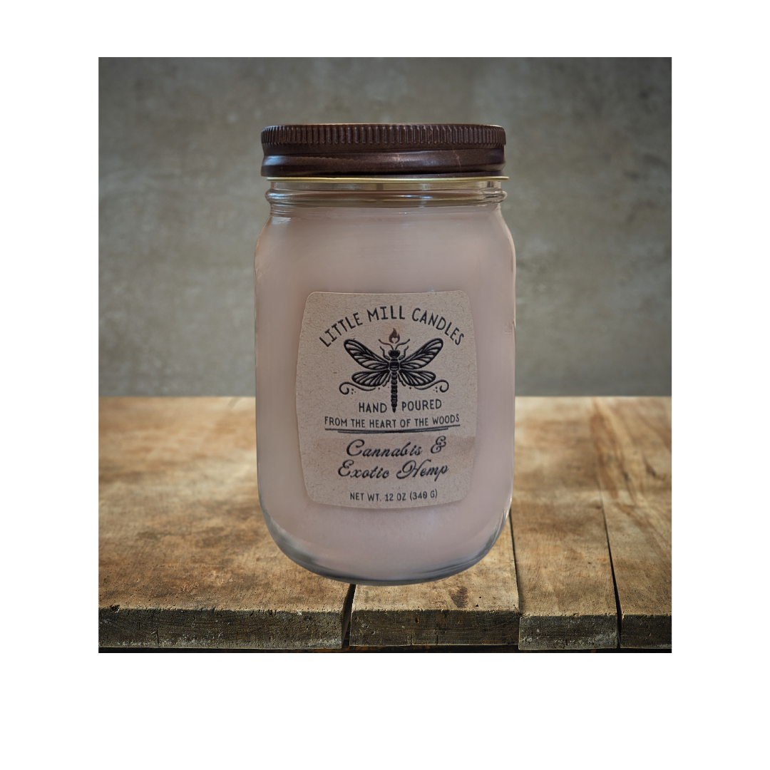 CANNABIS & EXOTIC HEMP - SCENTED CANDLE