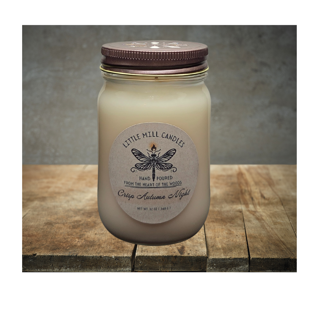 CRISP AUTUMN NIGHT - SCENTED CANDLE - IVORY
