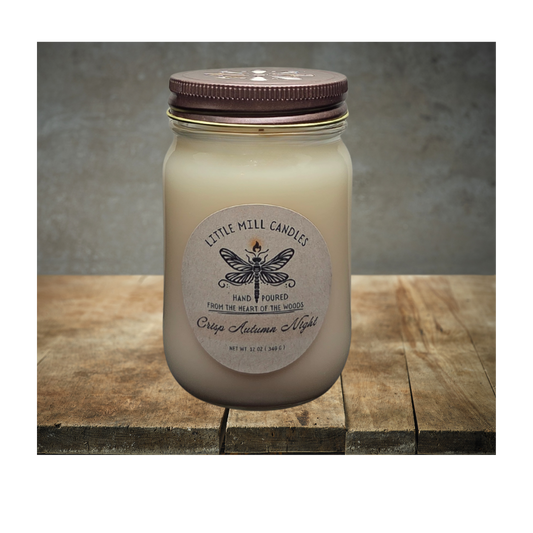 CRISP AUTUMN NIGHT - SCENTED CANDLE - IVORY