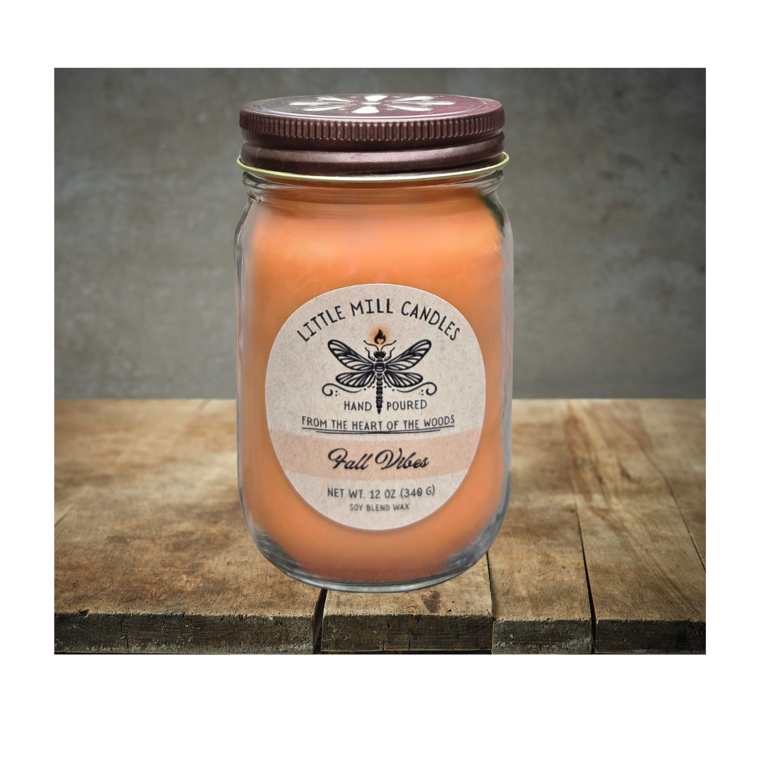FALL VIBES - SCENTED CANDLE - ORANGE
