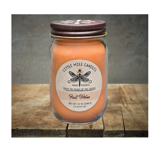 FALL VIBES - SCENTED CANDLE - ORANGE