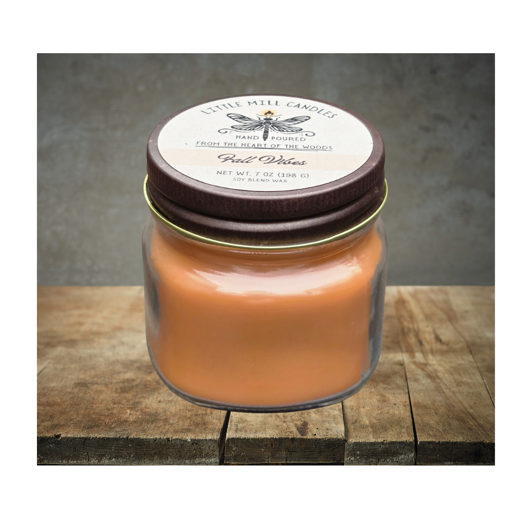 FALL VIBES - SCENTED CANDLE - ORANGE