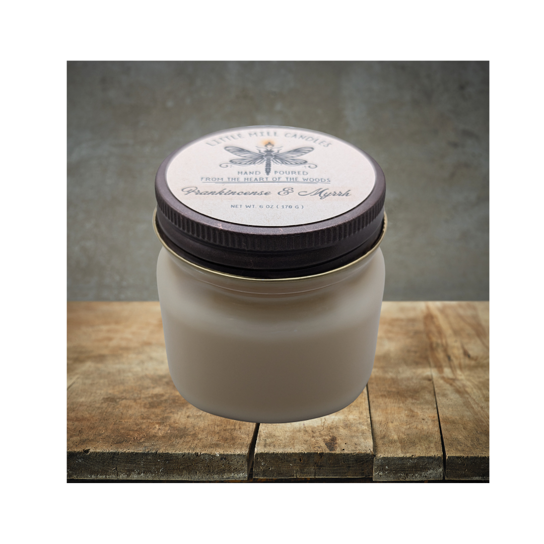 FRANKINCENSE & MYRRH - SCENTED CANDLE - IVORY