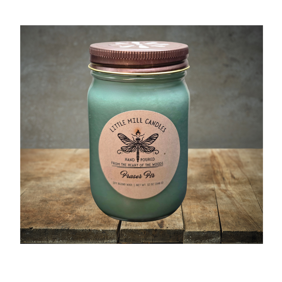 FRASER FIR - SCENTED CANDLE - BLUISH GREEN