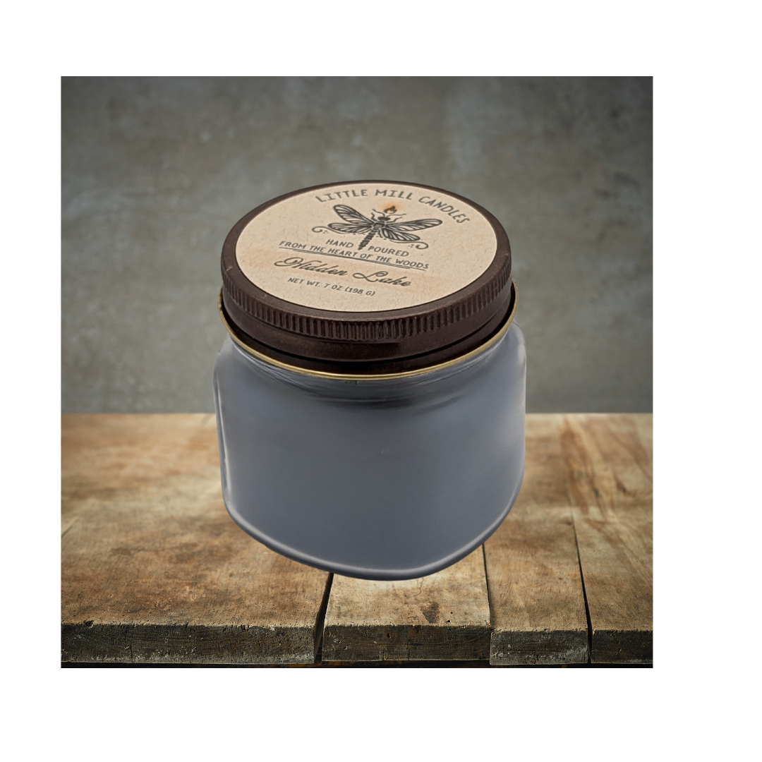 HIDDEN LAKE - SCENTED CANDLE - Blue