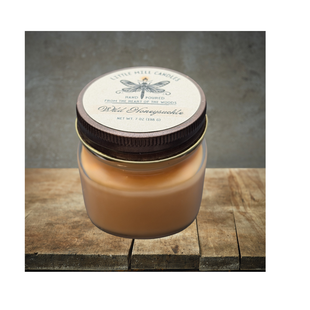 WILD HONEYSUCKLE - SCENTED CANDLE - PEACH