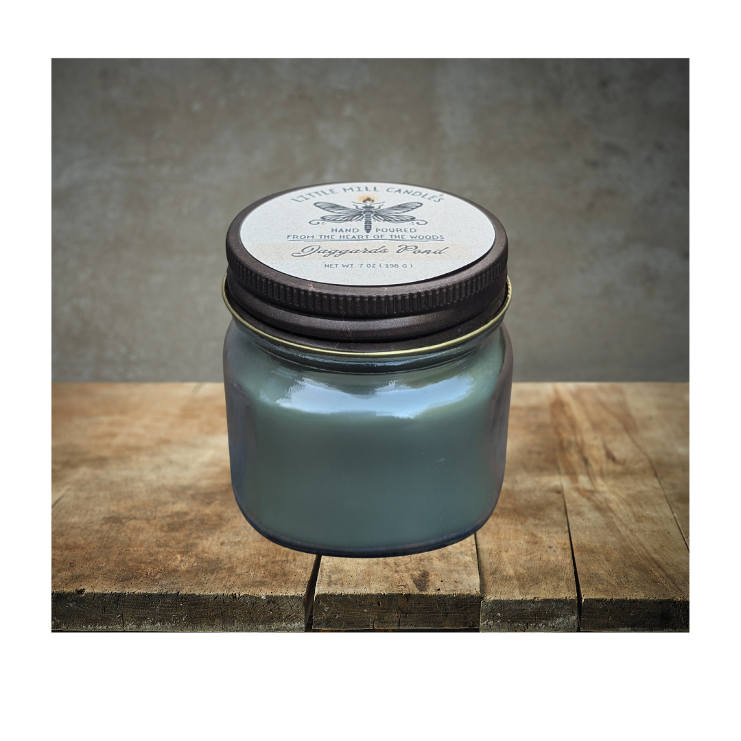 JAGGARDS POND - SCENTED CANDLE - OLIVE GREEN