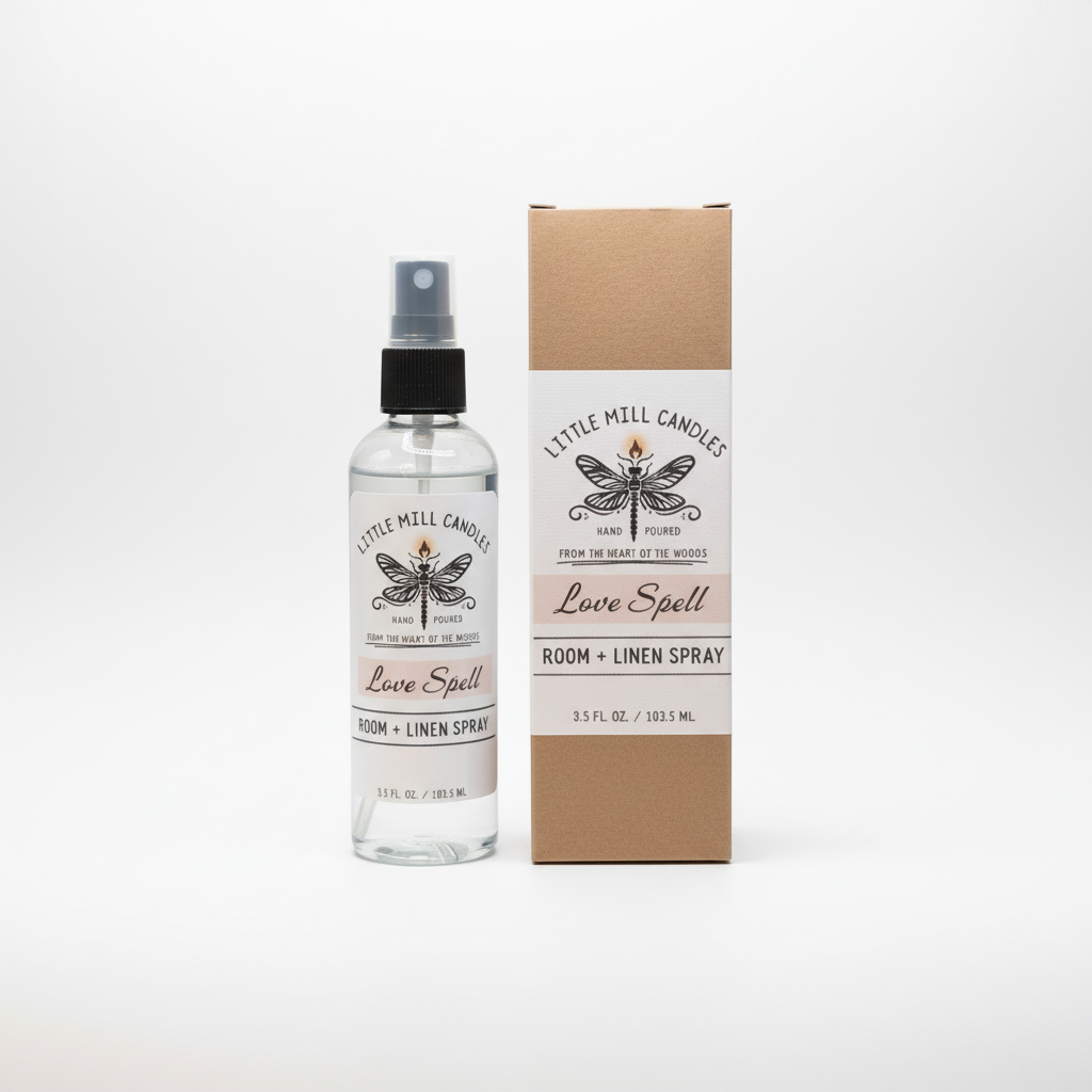 Love Spell - Bottle & Box White Background