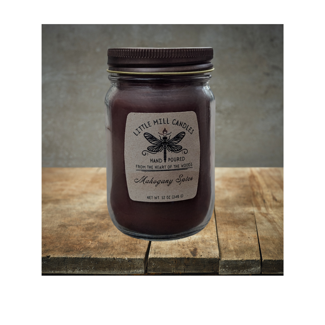 MAHOGANY SPICE - SCENTED CANDLE