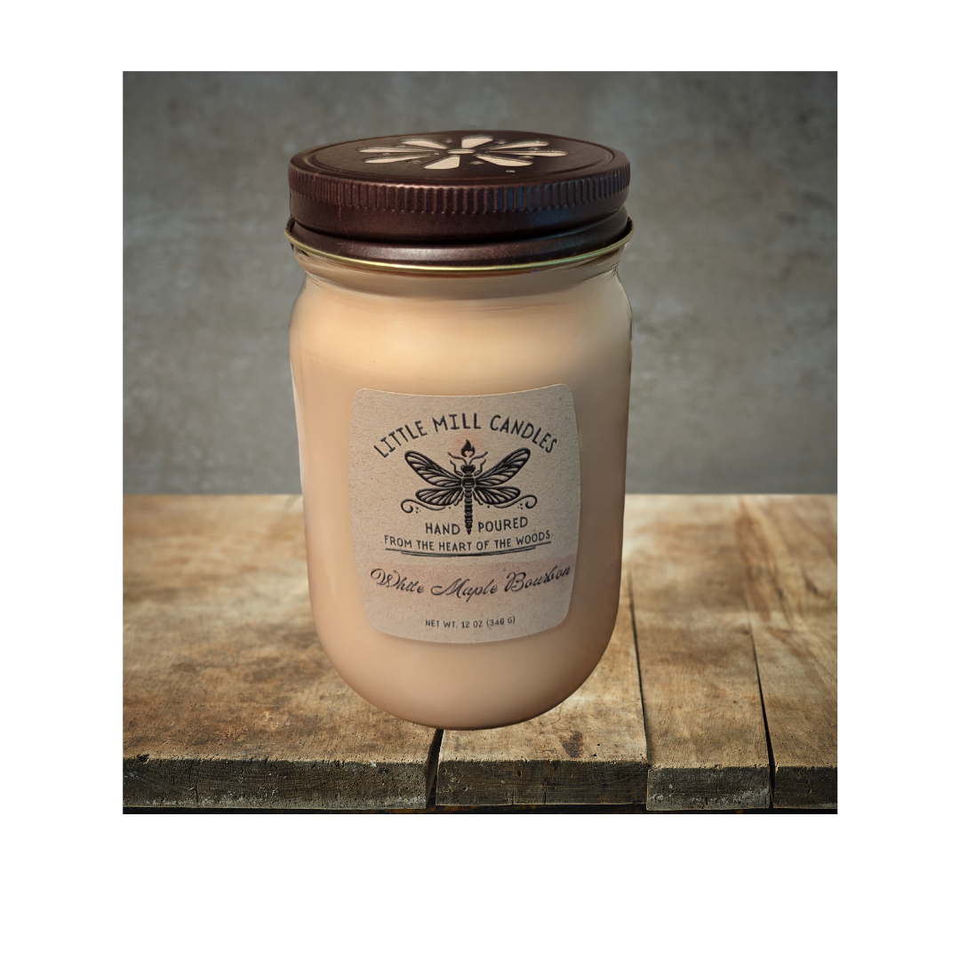 WHITE MAPLE BOURBON -  SCENTED CANDLE