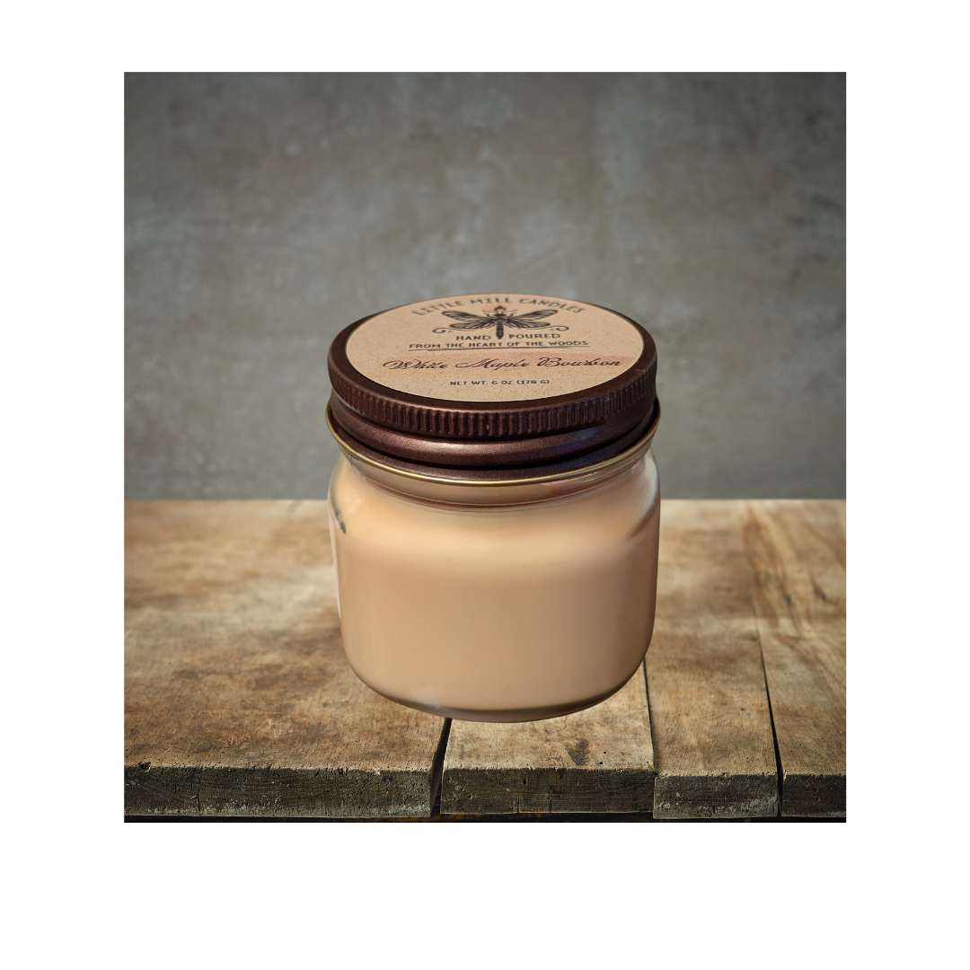 WHITE MAPLE BOURBON -  SCENTED CANDLE