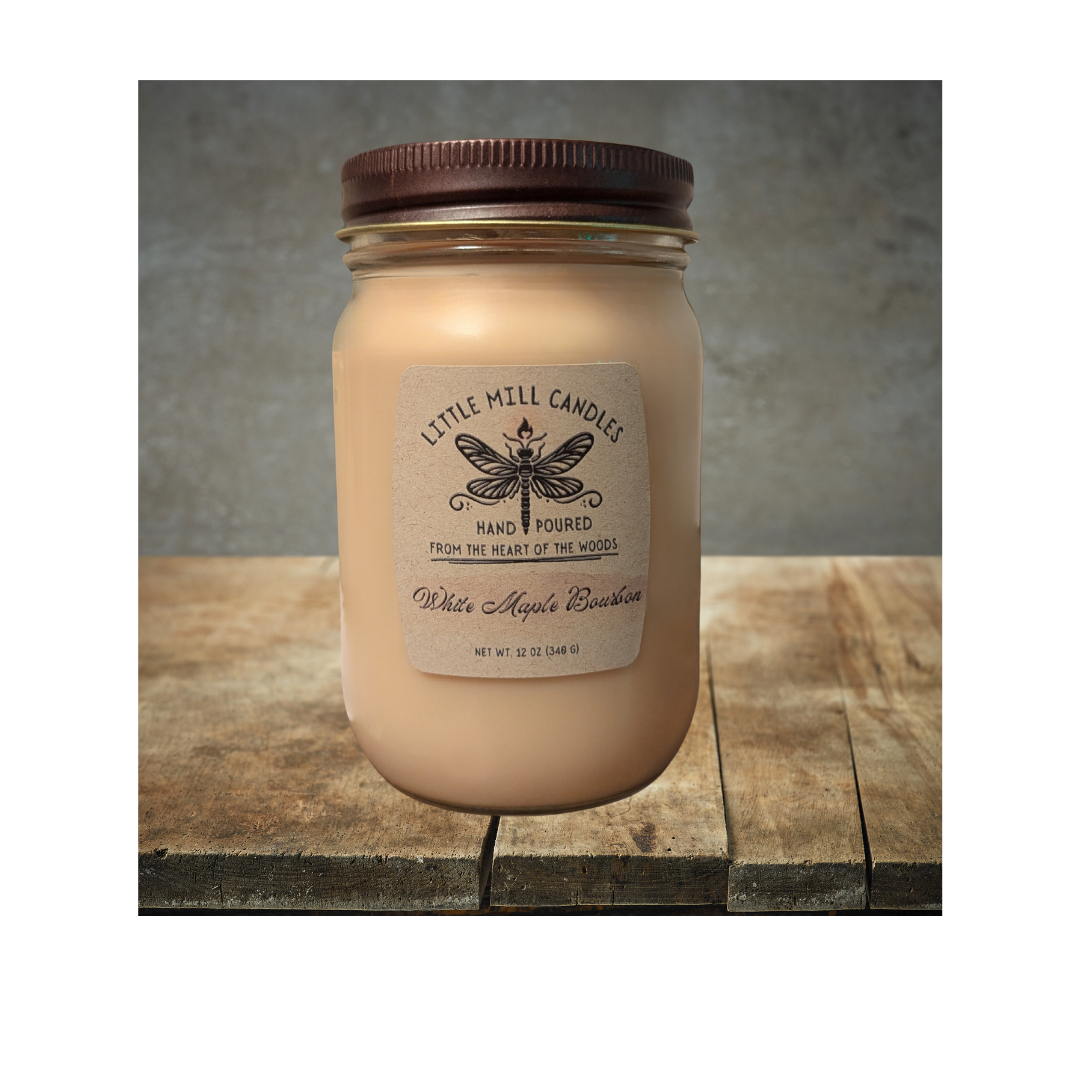 WHITE MAPLE BOURBON -  SCENTED CANDLE