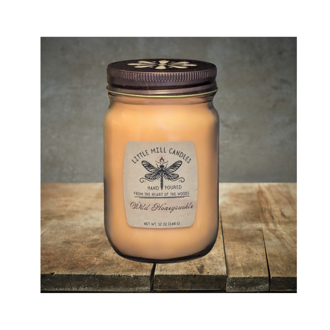 WILD HONEYSUCKLE - SCENTED CANDLE - PEACH
