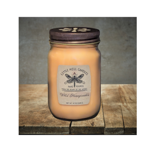 WILD HONEYSUCKLE - SCENTED CANDLE - PEACH
